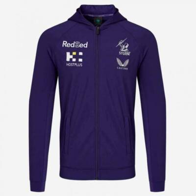 Melbourne Storm NRL Castore Training Zip Through Jacket Hoody Sizes S-5XL! T2