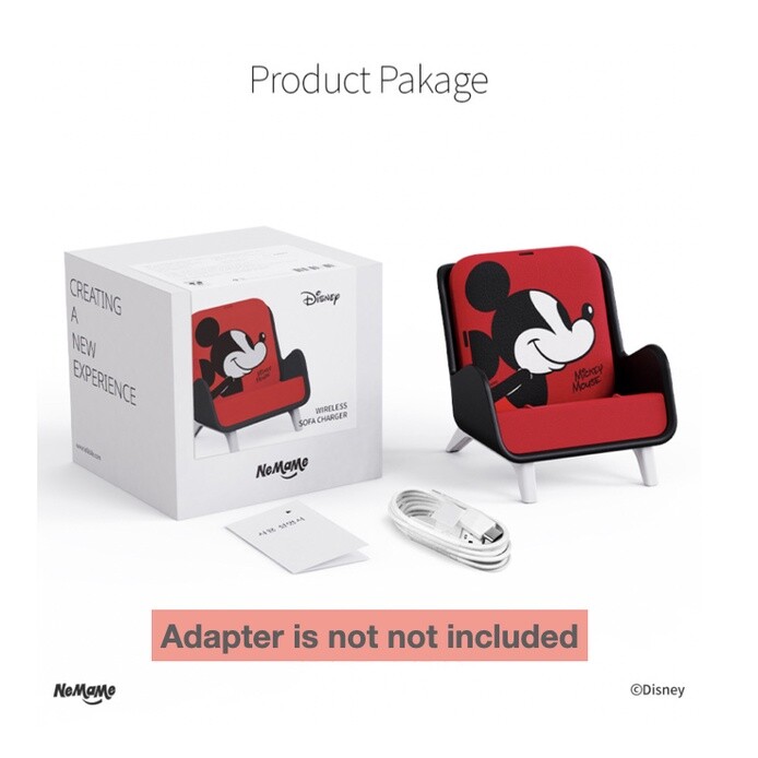 Disney Sofa Couch Galaxy Z Flip Wireless Charger/Samsung/Mickey Mouse/Bambi