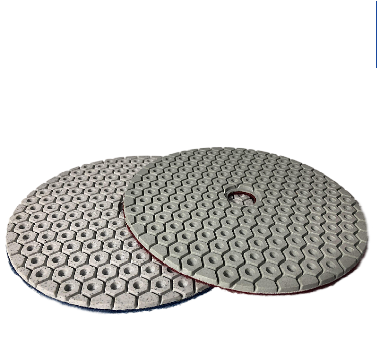 7 Inch Diamond Polishing Pads 7 PIECE SET Wet/Dry & Backer Pad Granite Concrete