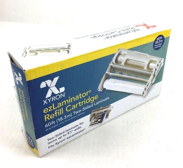 Xyron ezLaminator Refill Cartridge 60ft Two Sided Laminate Sealed Bag