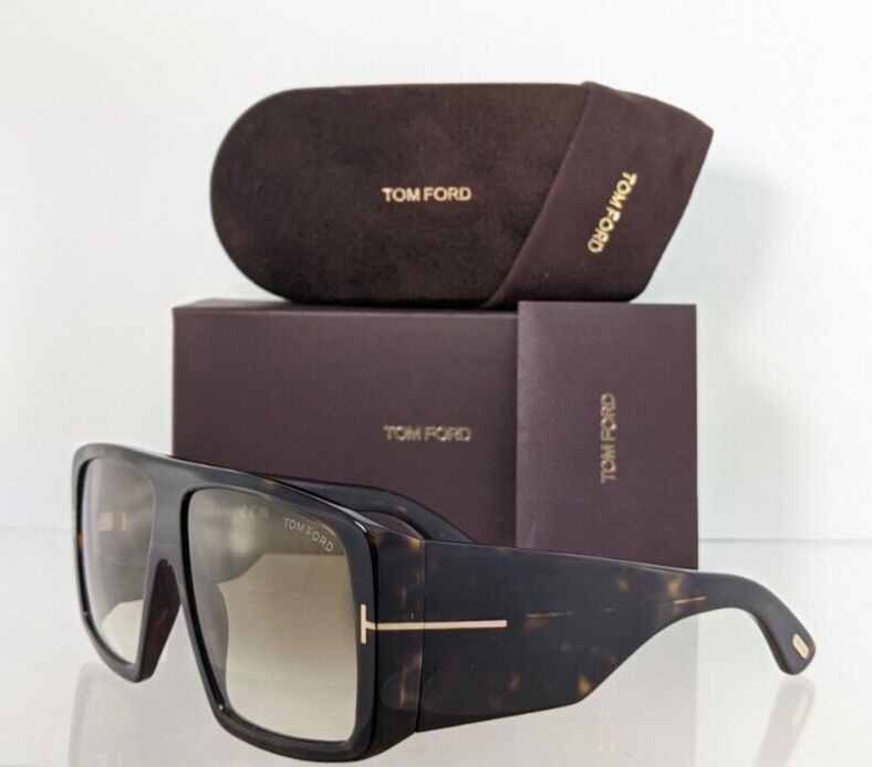 Pre-owned Tom Ford Brand Authentic  Sunglasses Ft Tf 1036 52f Raven 52f Tf1036 60mm In Brown