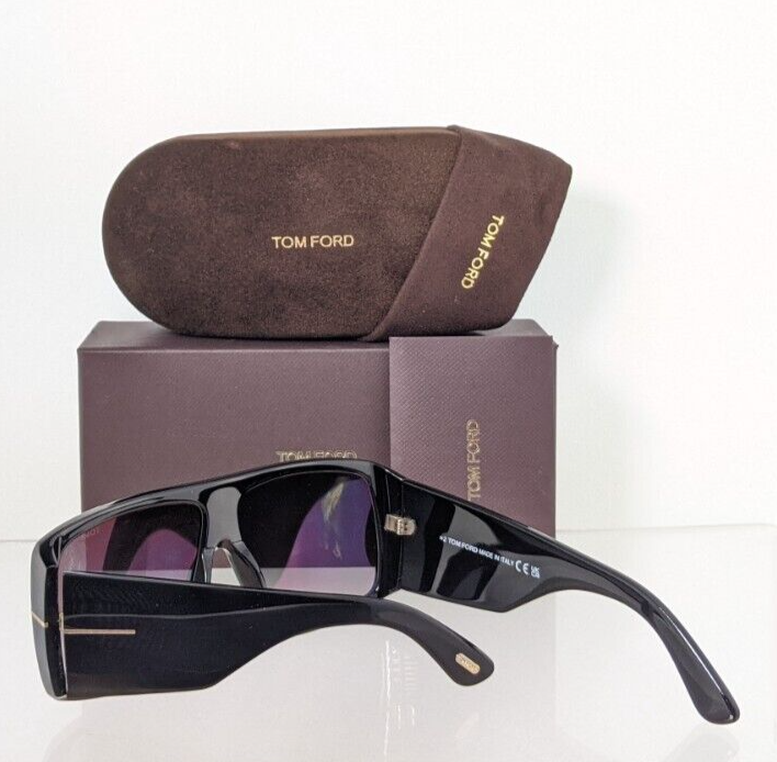 Pre-owned Tom Ford Brand Authentic  Sunglasses Ft Tf 1036 01b Raven Tf1036 60mm In Gray