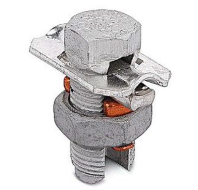 ITT BLACKBURN 4CA 2Sol Aluminum/Copper Split Bolt (LOT OF 5) *NEW