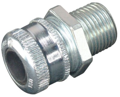 Crouse-Hinds CGB498-SA, 1-1/4'', 0.875 to 1'' OD, Aluminum, Cable Gland, 1pc