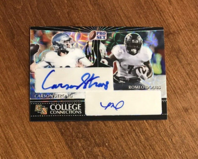 Romeo Doubs Strong 2022 Leaf Pro Set Connection Kaleidoscope Rookie Auto 1/1 RC