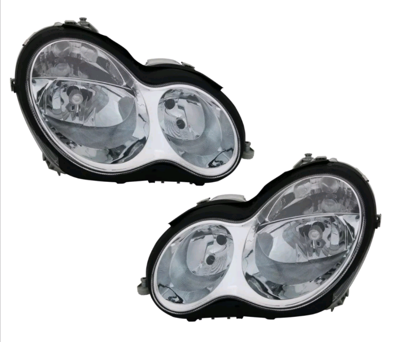 Mercedes w203 headlights new and unused in packaging RH drive in