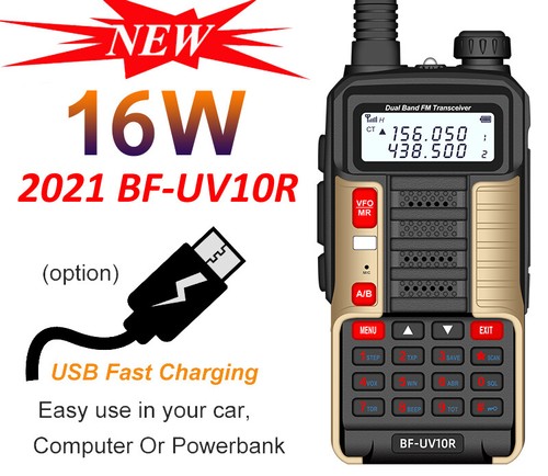 トランシーバー BAOFENG BF-UV10R & BF-UV5R Lastest Baofeng BF-UV10R Long Range 10W 128CH Dual Band Free