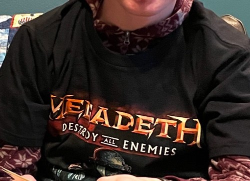 MEGADETH DESTROY ALL ENEMIES TOUR 2024 FRONT AND BACK PRINT