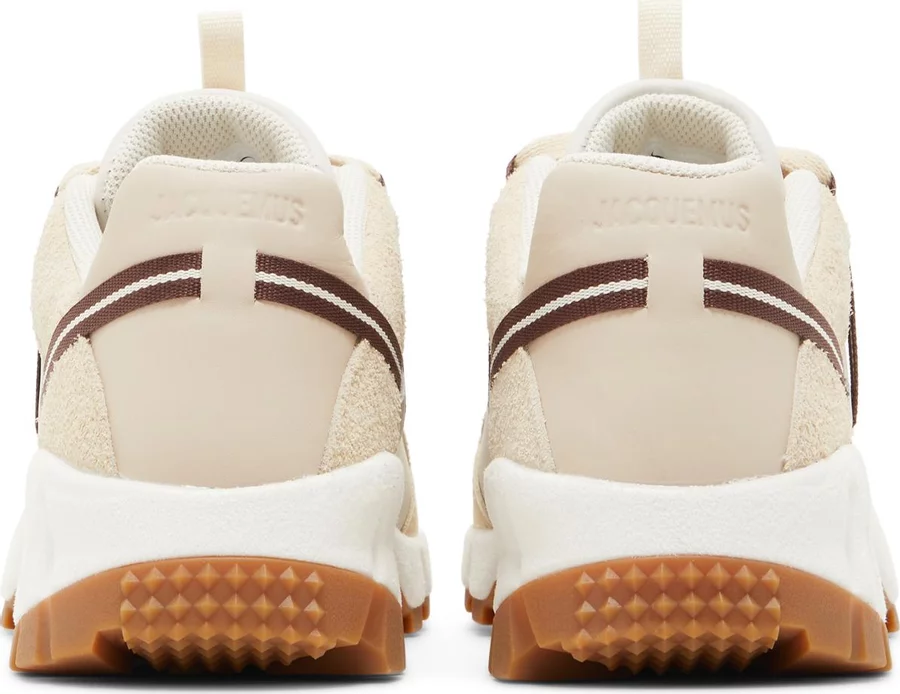 Pre-owned Nike Air Humara Lx X Jacquemus Sail Bone Gold Sneakers Dr0420-001 Women's 9.5 In White