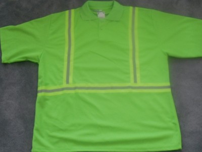 Signalfarbe Viz Sichtbarkeit T-Shirt Polo Sicherheit Arbeit Hemden 3XL,4XL,5XL