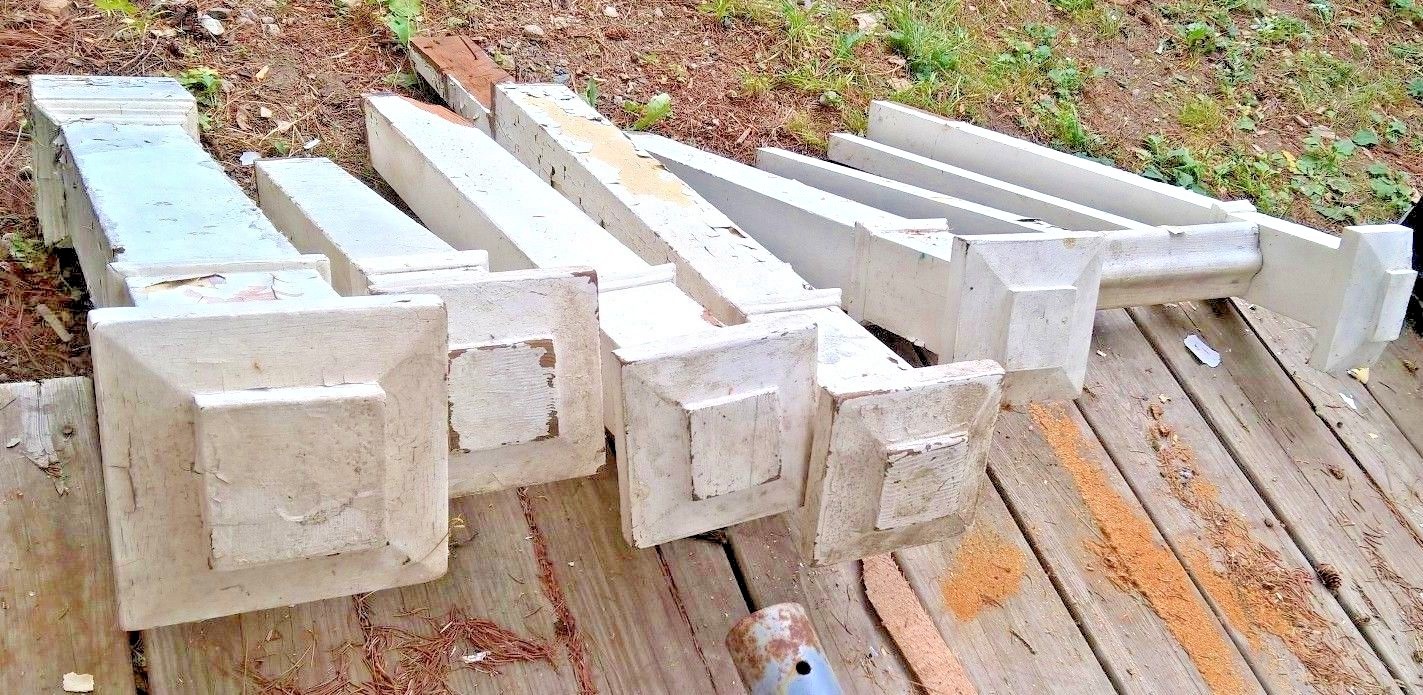 Stair Railing 5 1/2 Posts & 3 Balusters  4x4 Douglass Fir?