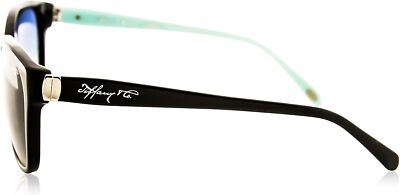 Pre-owned Tiffany & Co Sunglasses Tf4083 80014l 56mm Black Azure / Blue Gradient Lens