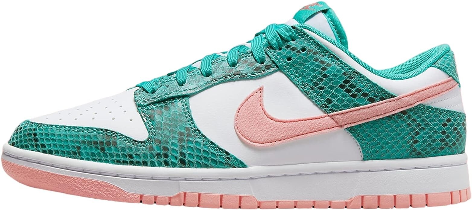 Size 8 - Nike Dunk Low Washed Teal Snakeskin 2022 - DR8577