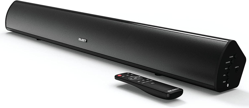 Sound Bar for TV 120W Powerful Stereo 2.1 Channel Sound 3D Built-In Subwoofer