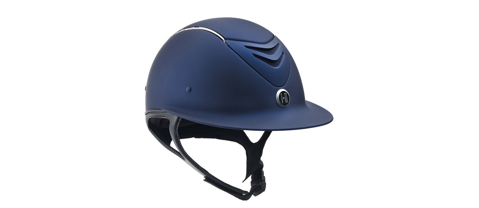 X Large One K Avance Wide Brim Horse Riding Helmet Navy Matte U-atxl ...