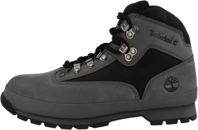 Мужские кроссовки Timberland Euro Hiker Mid из нубука среднего серого цвета (TB0A64RD 033)