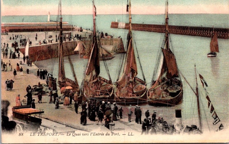 *62404 Cpa 76 Le TrÃ©Port - Le Quai