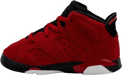 Кроссовки для малышей Jordan 6 Retro Toro Bravo Varsity Красные/черные (DV3606 600)