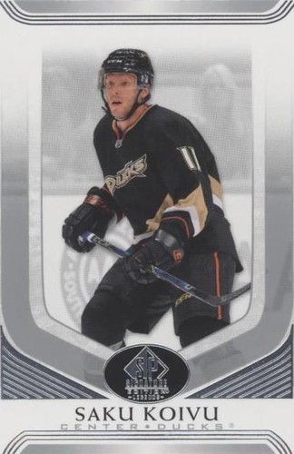 2020-21 Upper Deck SP Signature Edition Legends - Saku Koivu #70