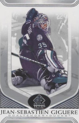 2020-21 Upper Deck SP Signature Edition Legends - Jean-Sebastien Giguere #120