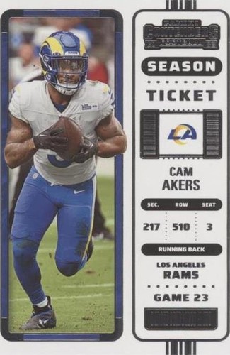2022 Panini Contenders Cam Akers #48