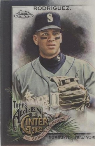 2022 Topps Allen & Ginter Chrome - Alex Rodriguez #106