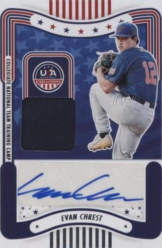 2024 Panini Stars and Stripes - Evan Chrest #SM-EC