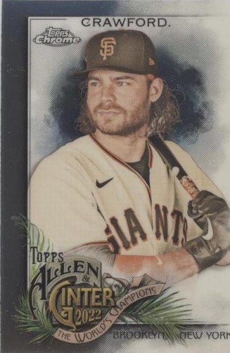 2022 Topps Allen & Ginter Chrome - Brandon Crawford #52
