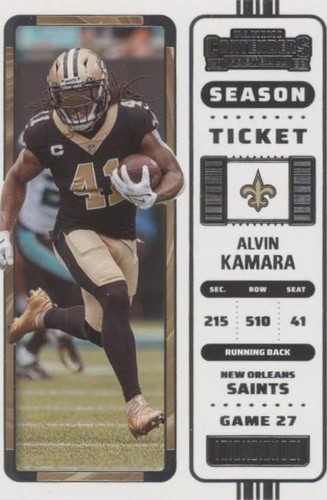 2022 Panini Contenders Alvin Kamara #64