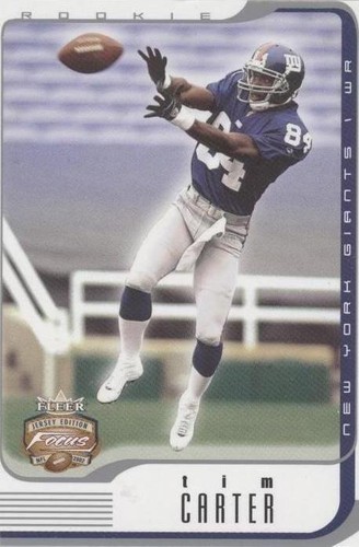 2002 Fleer Focus Jersey Edition Tim Carter #137