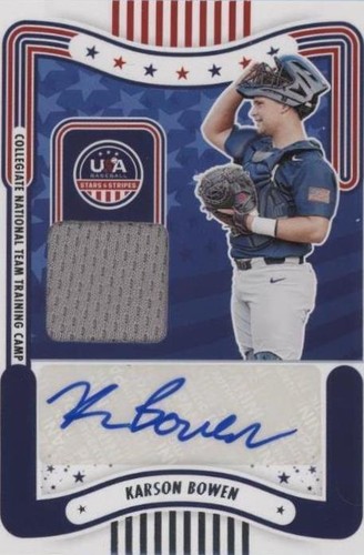 2024 Panini Stars and Stripes - Karson Bowen #SM-KB
