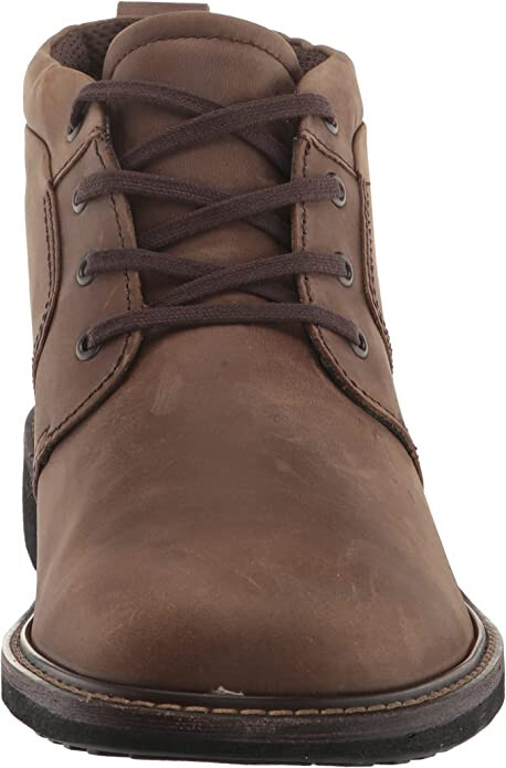 Pre-owned Ecco Men's Turn Gtx Gore-tex Lace-up Chukka Boot - Brown Leather - 45 Us 11-11.5