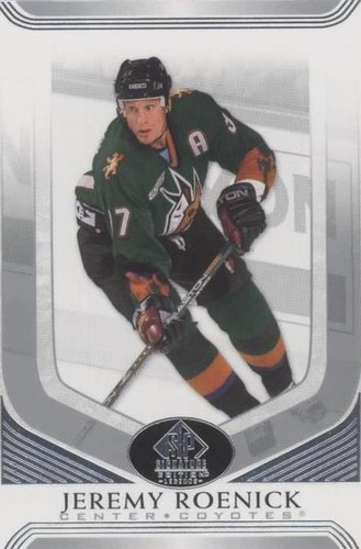 2020-21 Upper Deck SP Signature Edition Legends - Jeremy Roenick #18