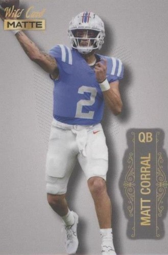 2022 Wild Card MATTE Matt Corral #MB-83