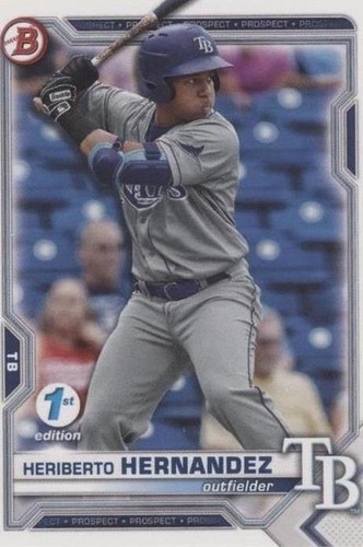 2021 Bowman Draft 1st Edition - Heriberto Hernandez #BD-100