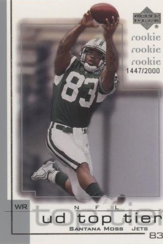 2001 Upper Deck UD Top Tier Santana Moss #219