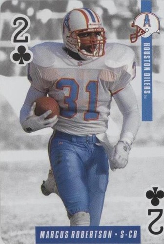 1994 Bicycle Ditka's Picks Playing Cards Marcus Robertson #2C