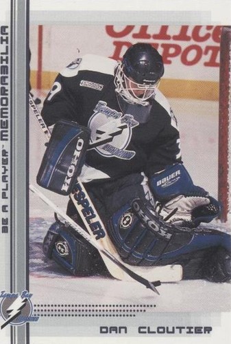 2000-01 In the Game Be A Player Memorabilia - Dan Cloutier #145