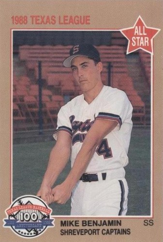 1988 Grand Slam Texas League All-Stars - Mike Benjamin #11