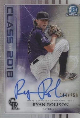 2018 Bowman Draft - Ryan Rolison #C18A-RR