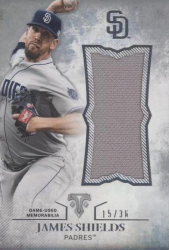 2015 Topps Triple Threads - James Shields #UJR-JSS