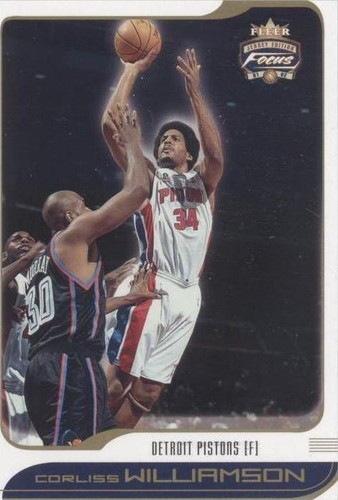 2001-02 Fleer Focus Jersey Edition - Corliss Williamson #70