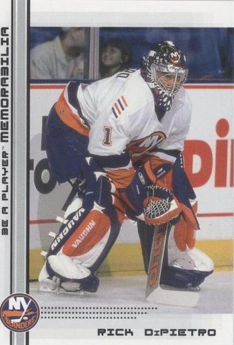 2000-01 In the Game Be A Player Memorabilia - Rick DiPietro #497
