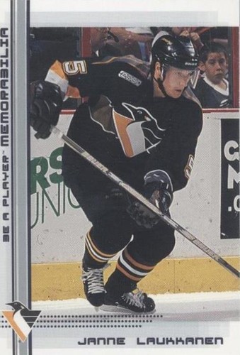 2000-01 In the Game Be A Player Memorabilia - Janne Laukkanen #141