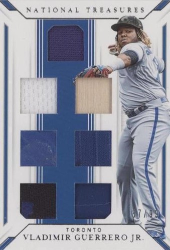 Vladimir Guerrero Jr 2019 National Treasures Auto Jumbo