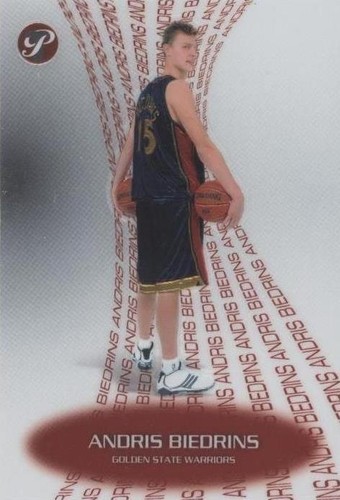 2004-05 Topps Pristine - Andris Biedrins #183