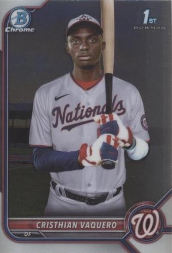 2022 Bowman Chrome - Cristhian Vaquero #BCP-157