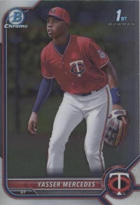 2022 Bowman Chrome - Yasser Mercedes #BCP-171