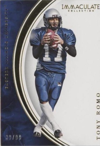 2016 Panini Immaculate Collection Collegiate Tony Romo #54