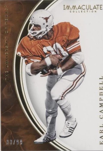 2016 Panini Immaculate Collection Collegiate Earl Campbell #24